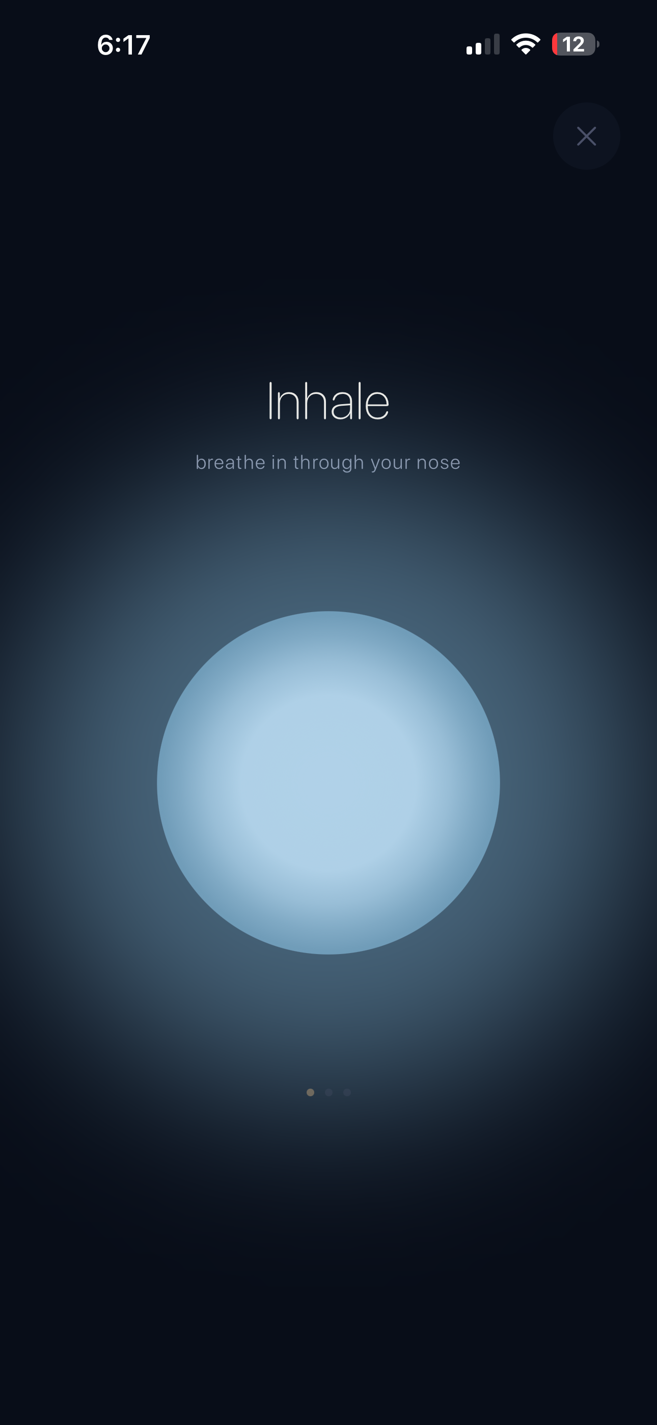 Aera breathing session